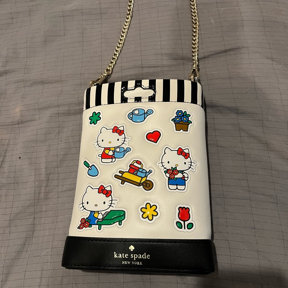 Kate Spade Hello Kitty White and Black Bag